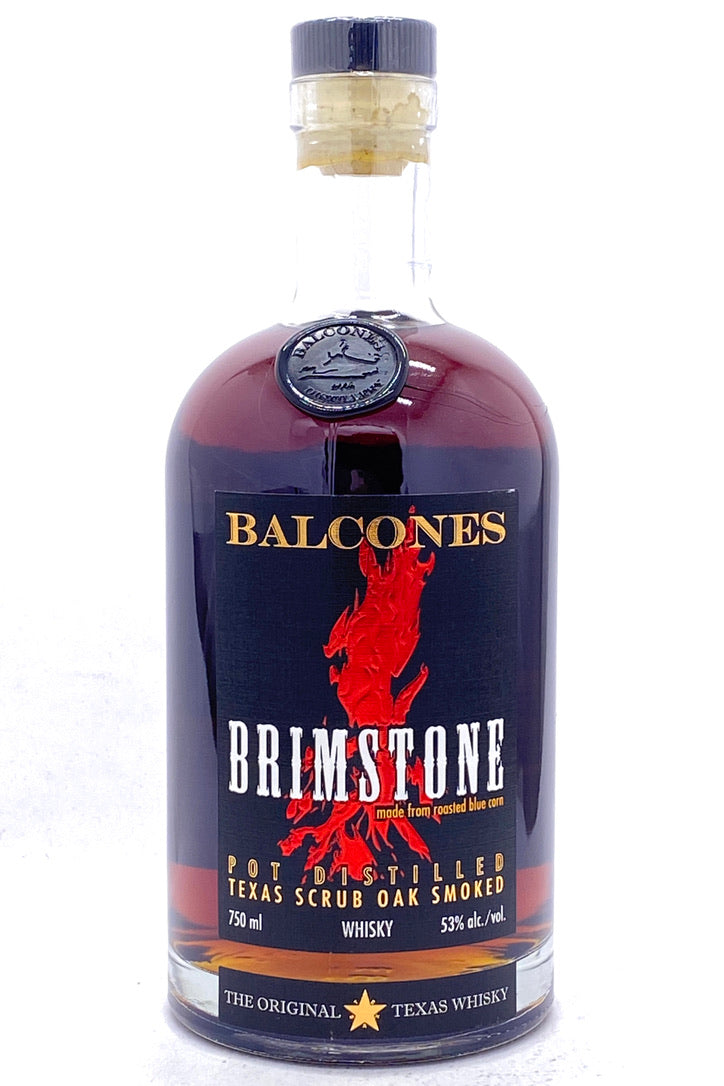 Balcones Brimstone Texas Scrub Oak Smoked Corn Whiskey