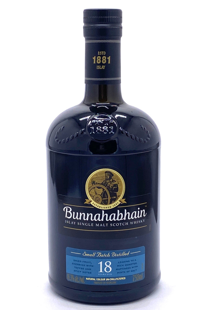 Bunnahabhain 18 Year Old Single Malt Scotch Whisky