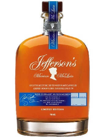 Jefferson&#39;s Marian McLain Blend of Straight Bourbon Whiskey Limited Edition