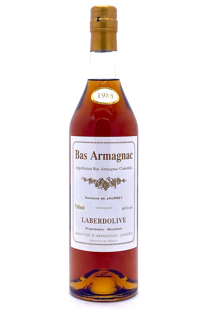 Laberdolive 1986 Vintage Bas Armagnac Domaine de Jaurrey 700ml