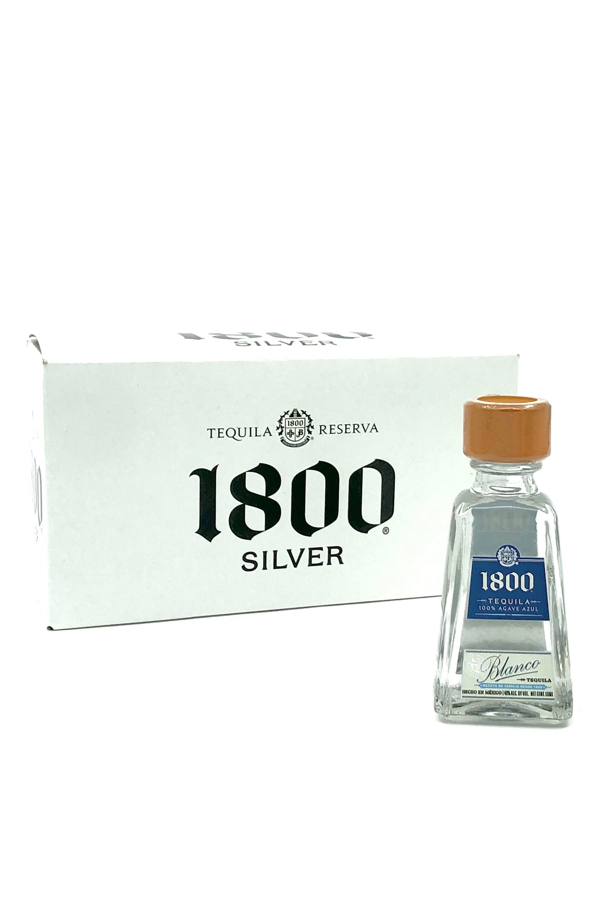1800 Silver Tequila 10 x 50 ml