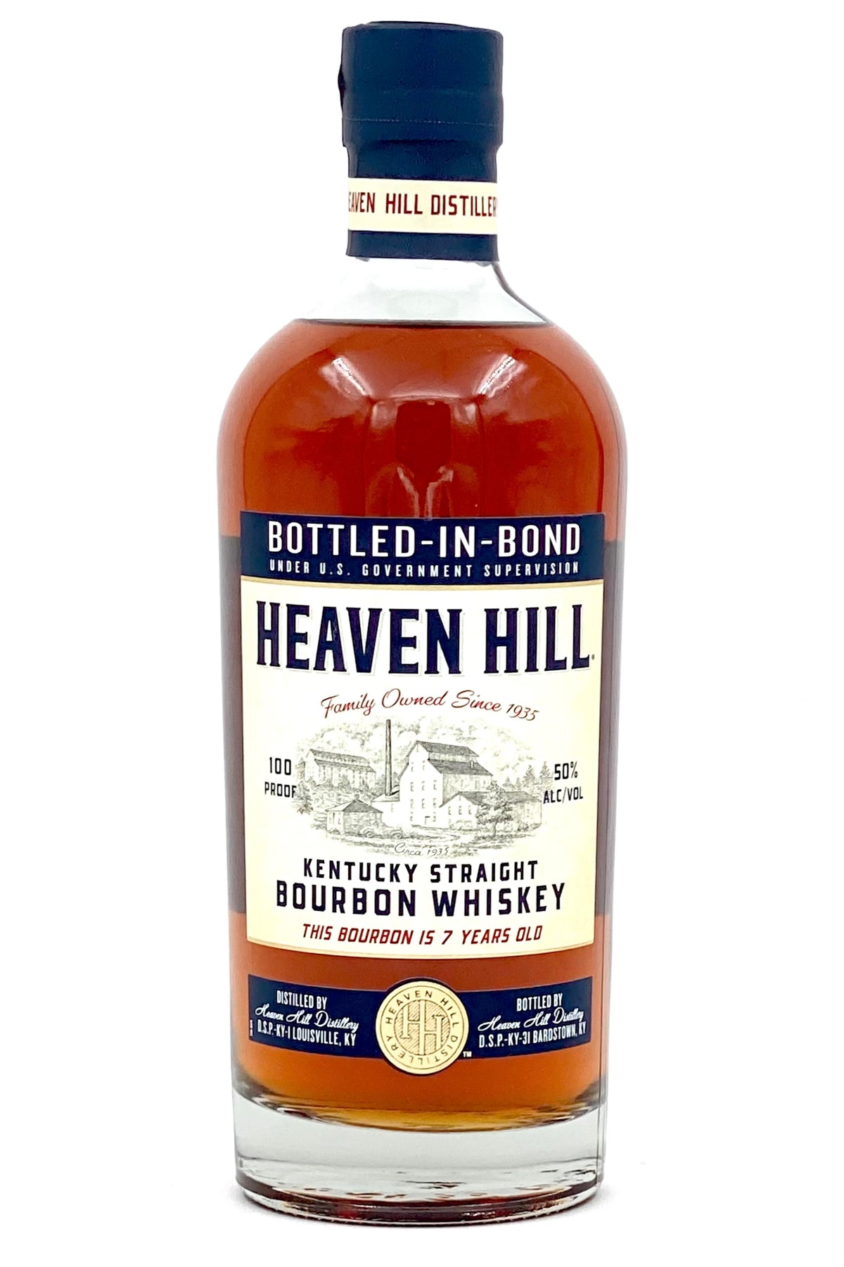 Heaven Hill 7 Year Old Bourbon Whiskey Bottled-in-Bond