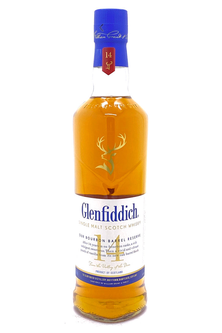 Glenfiddich 14 Year Old Bourbon Barrel Reserve Scotch Whisky