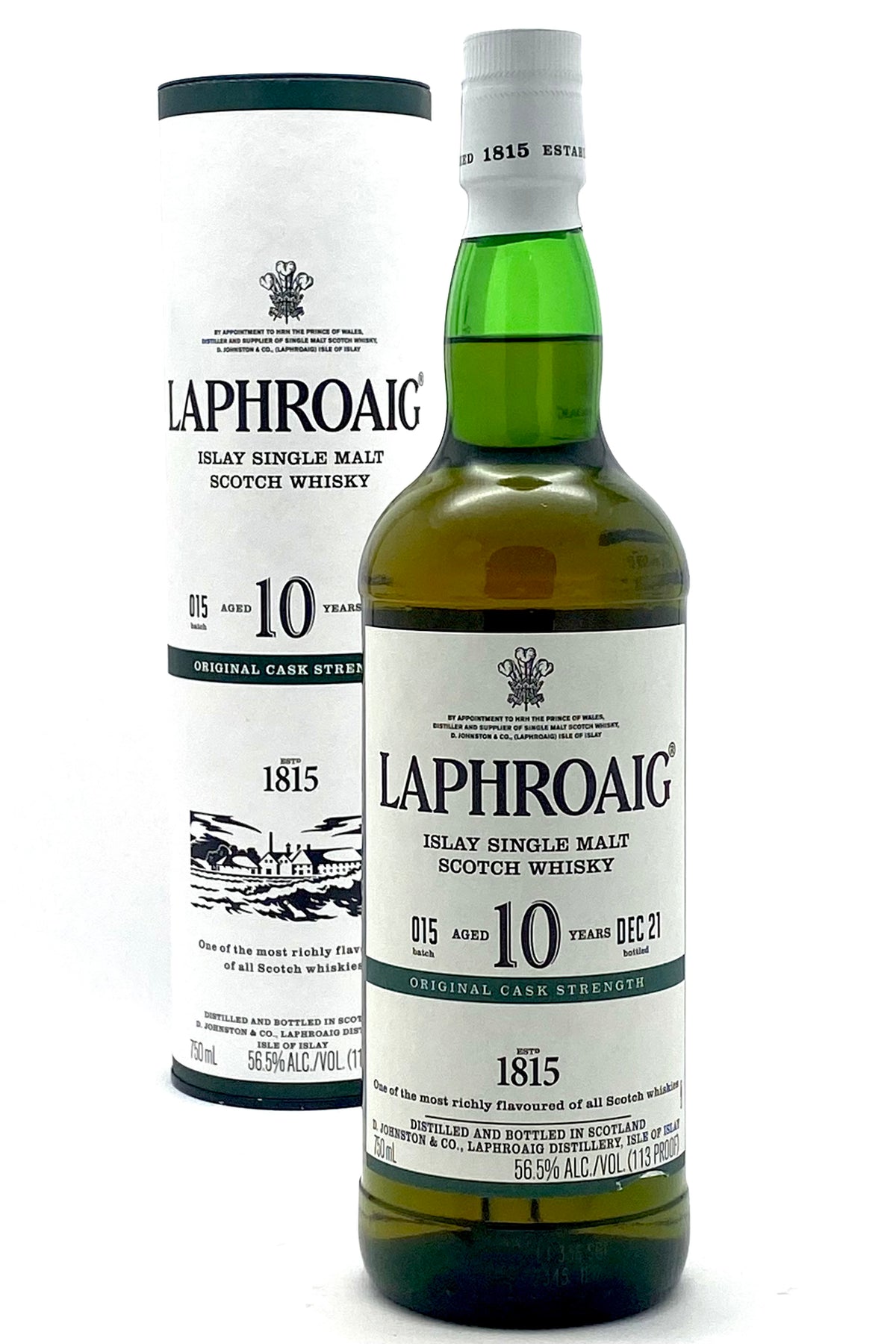 Laphroaig 10 Year Old Cask Strength Batch 15 Scotch Whisky