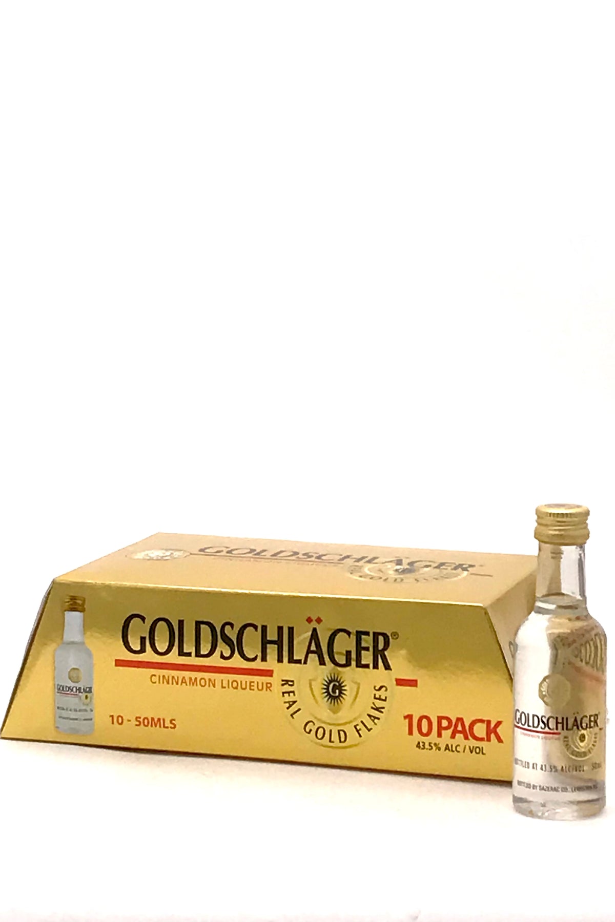 Goldschlager Brick of Gold Liqueur 10 x 50 ml