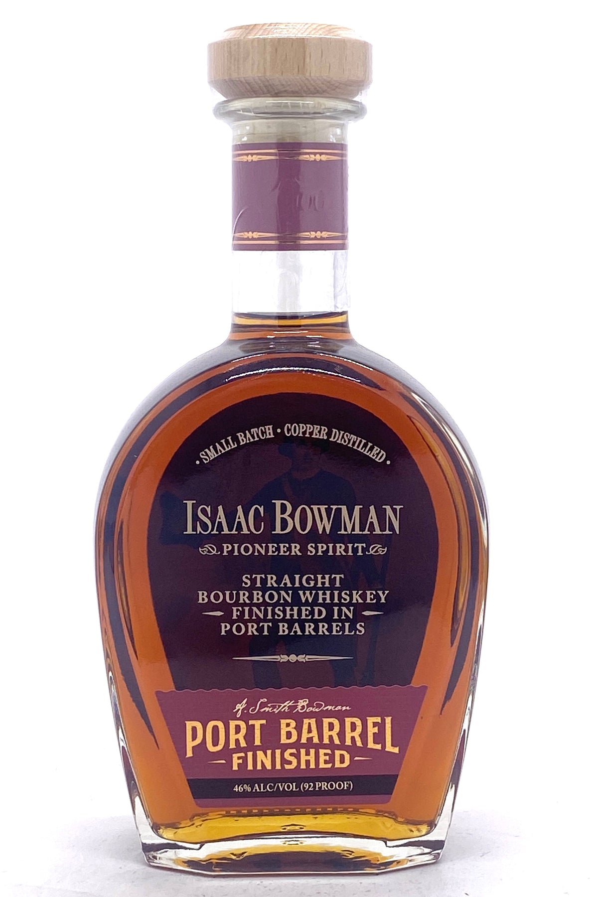 Isaac Bowman Pioneer Spirit Straight Bourbon Whiskey Finished in Port Barrels