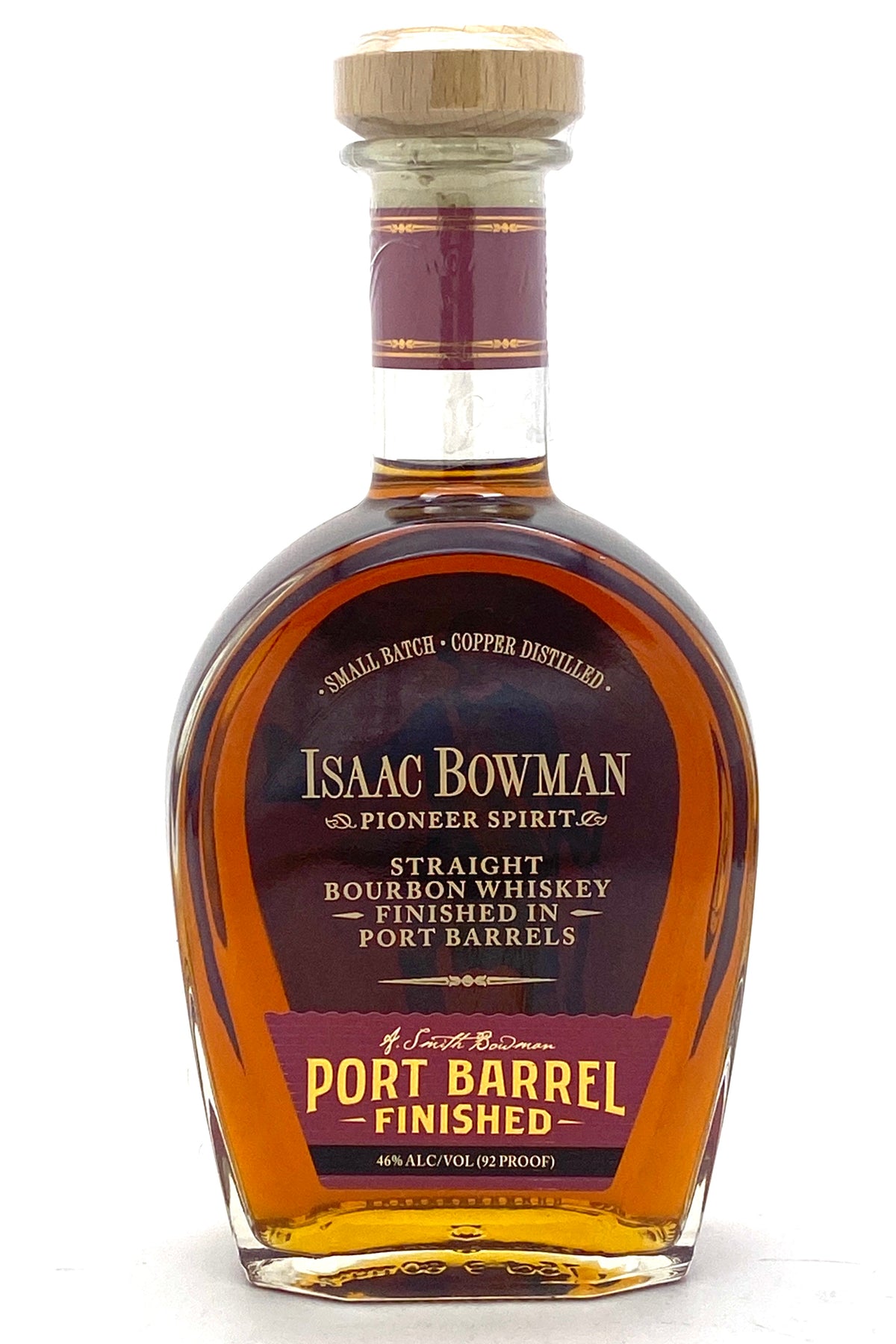 Isaac Bowman Pioneer Spirit Straight Bourbon Whiskey Finished in Port Barrels