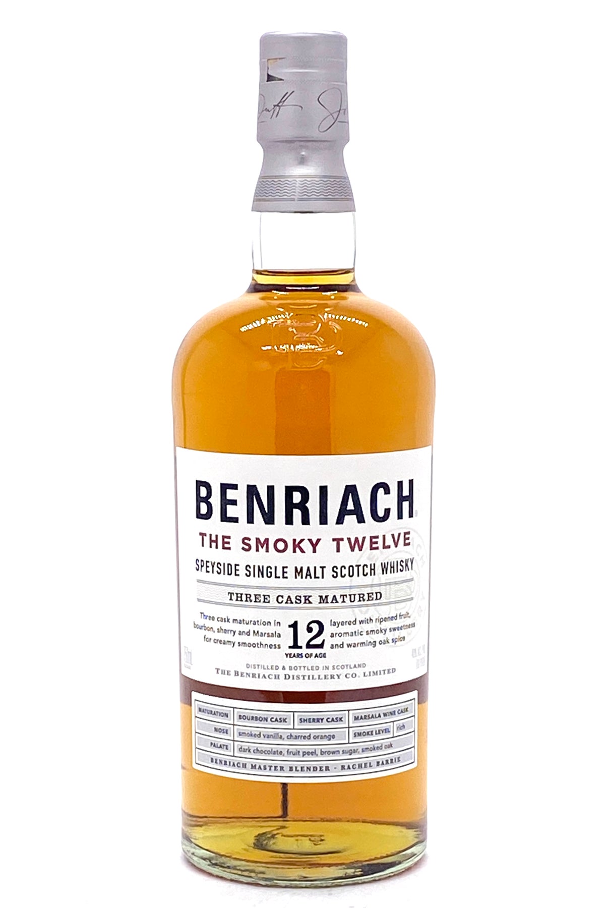 BenRiach The Smoky Twelve 12 Year Old Single Malt Scotch Whisky