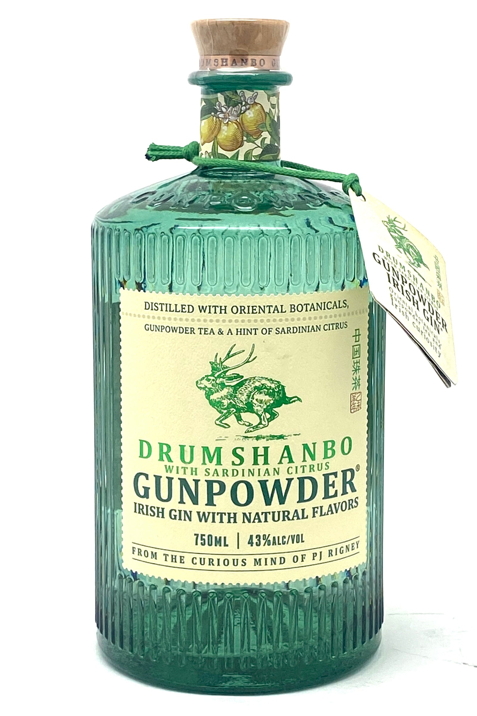 Drumshanbo Gunpowder Irish Gin with Sardinian Citrus 750ml