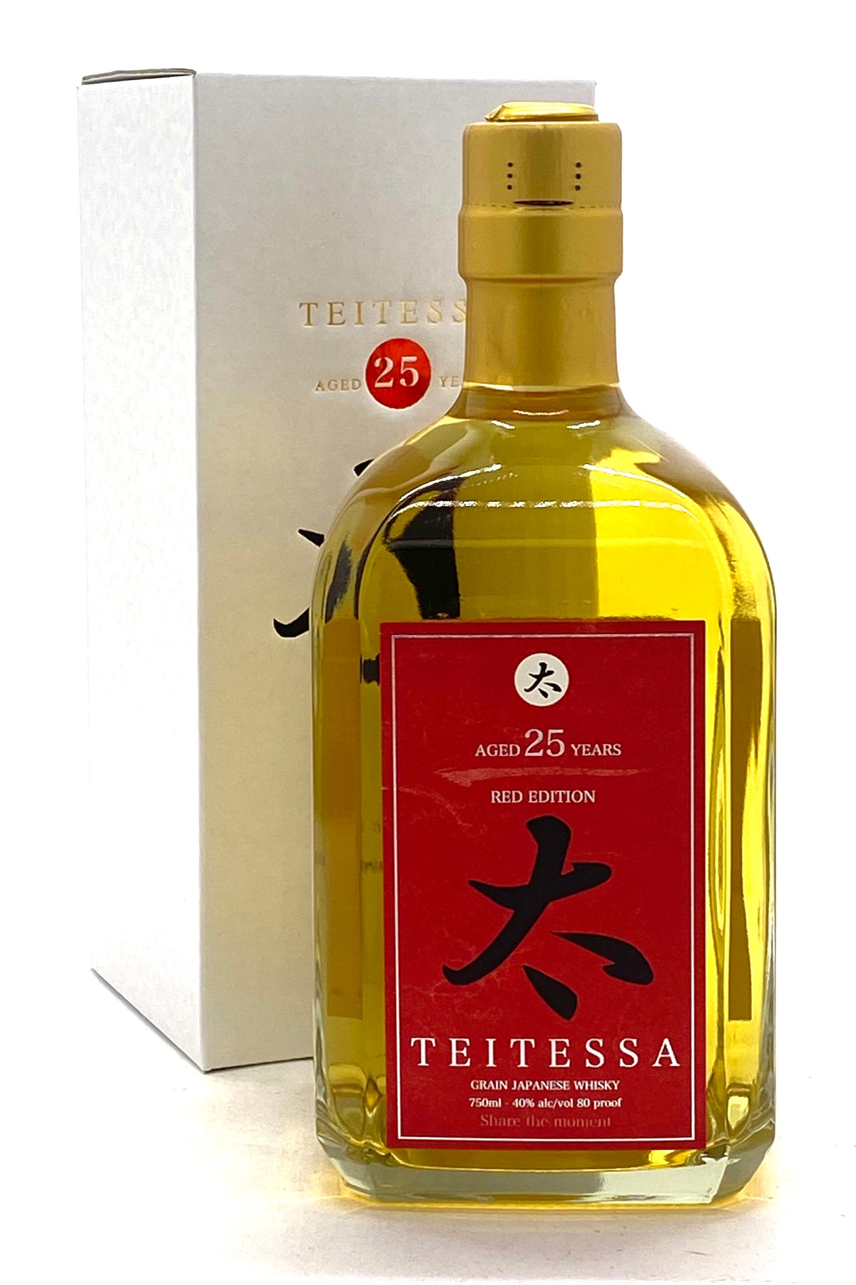 Teitessa 25 Year Old Single Grain Japanese Whiskey &quot;Red Edition&quot;