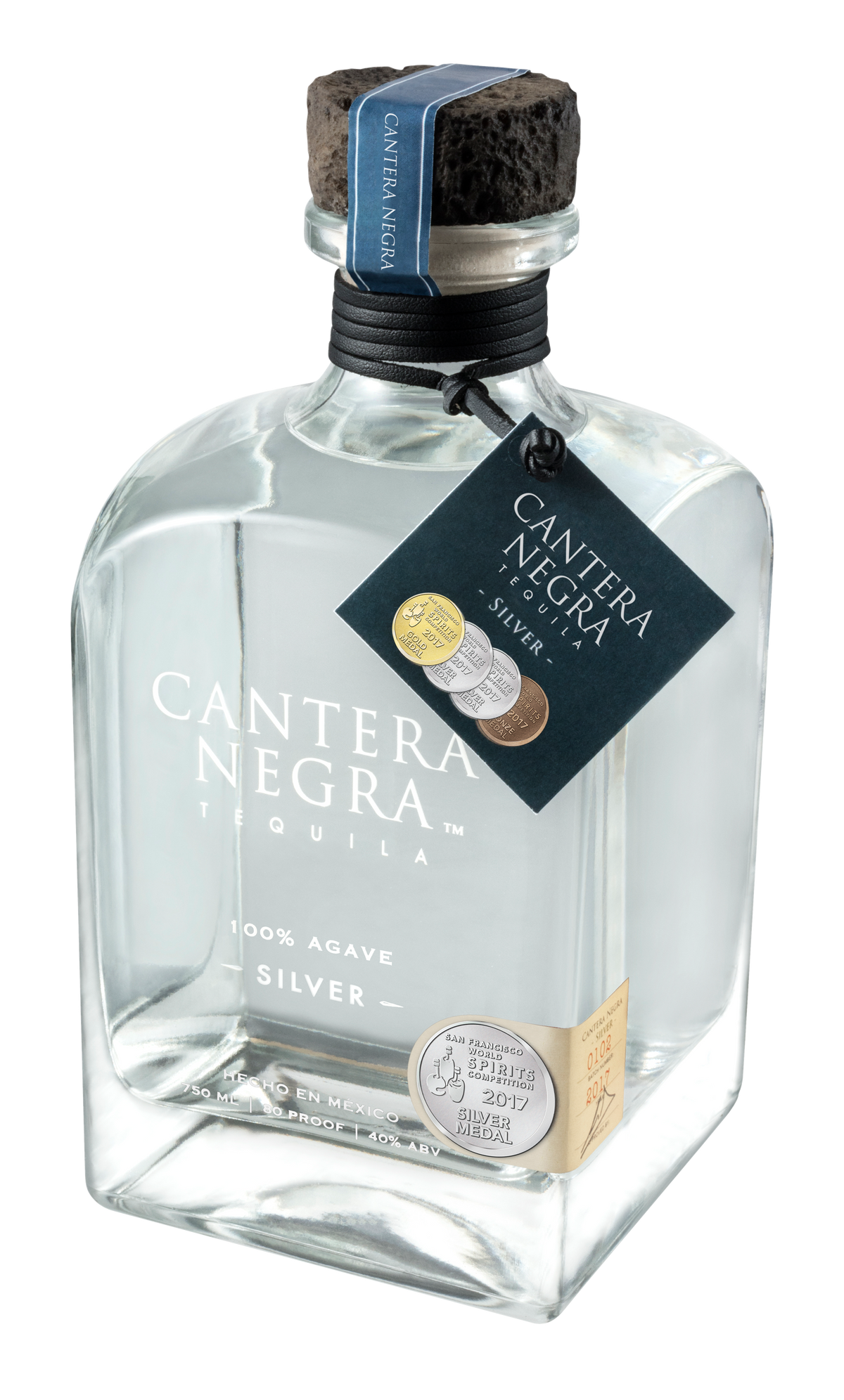 Cantera Negra Silver Tequila