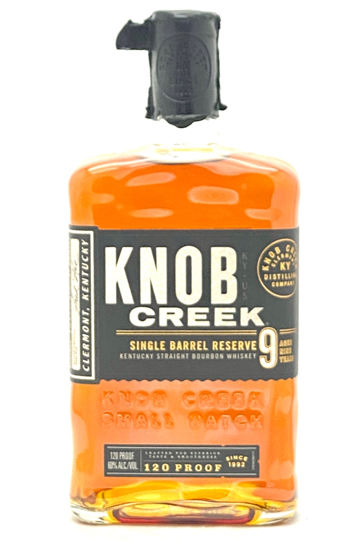 Knob Creek 9 Year Old Single Barrel Reserve Bourbon Whiskey 120 Proof