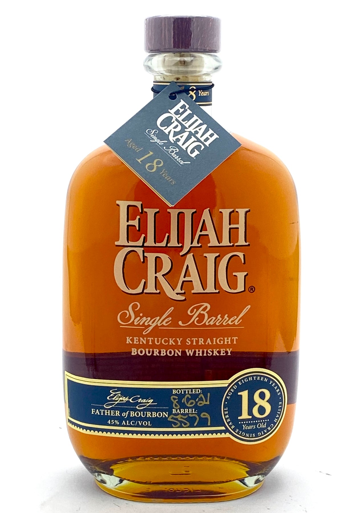 Elijah Craig 18 Year Bourbon Whiskey