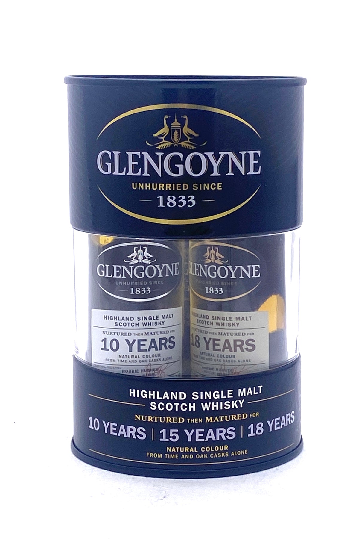 Glengoyne Gift Pack (1 x 10 Year, 1 x 15 Year, 1 x 18 Year) Scotch Whisky 3 x 50 ml