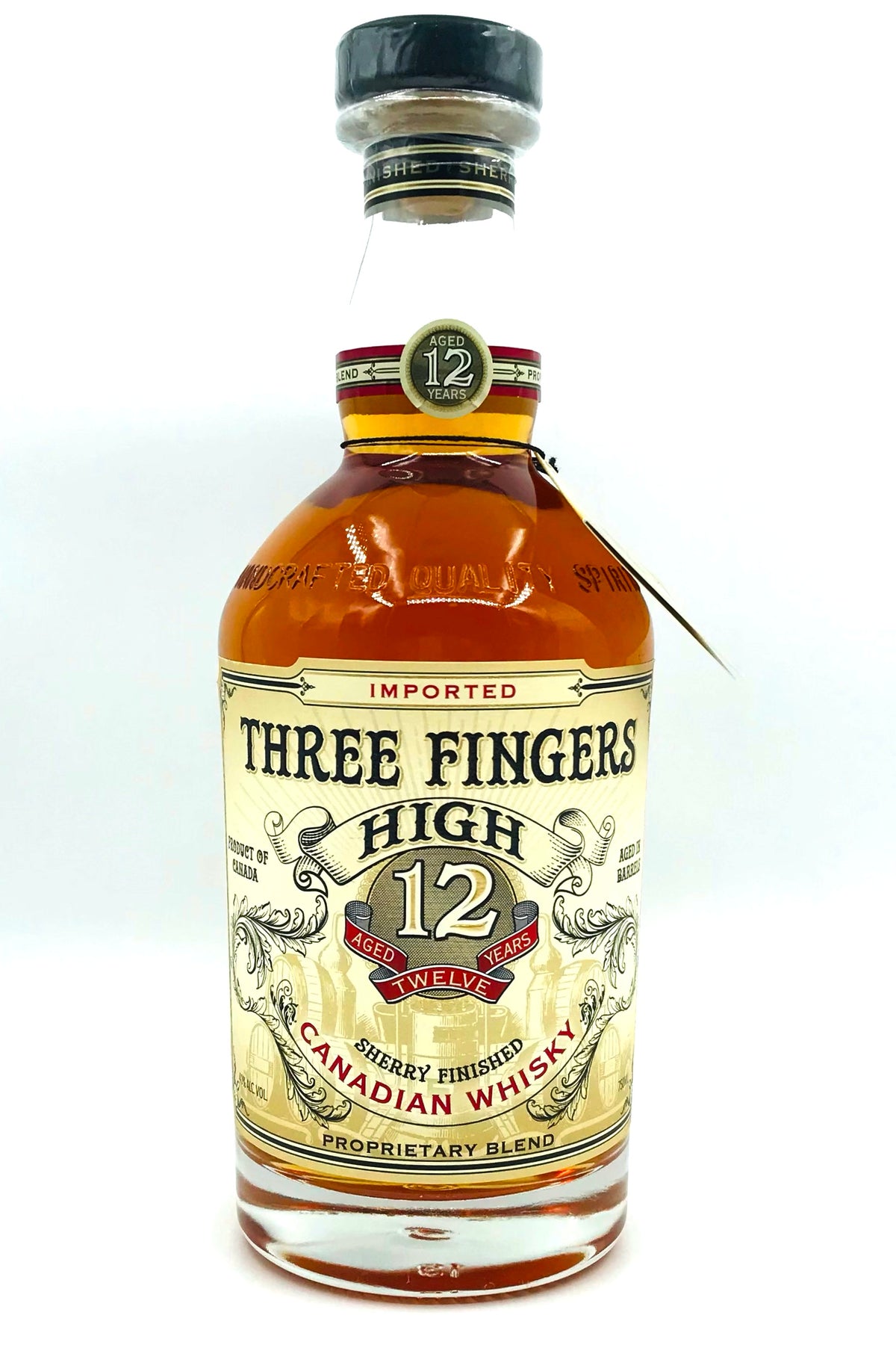 Three Fingers High 12 Year Old Sherry Finished Canadian Whisky