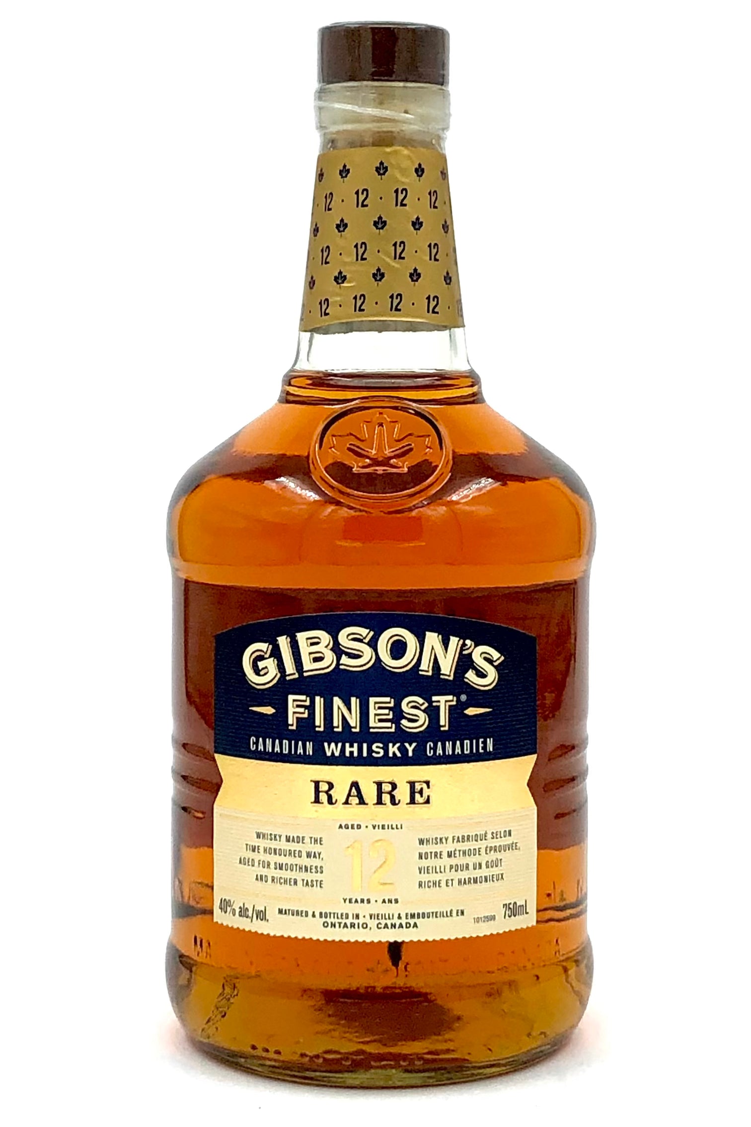 Gibson's Finest 12 Year old Canadian Blended Whiskey
