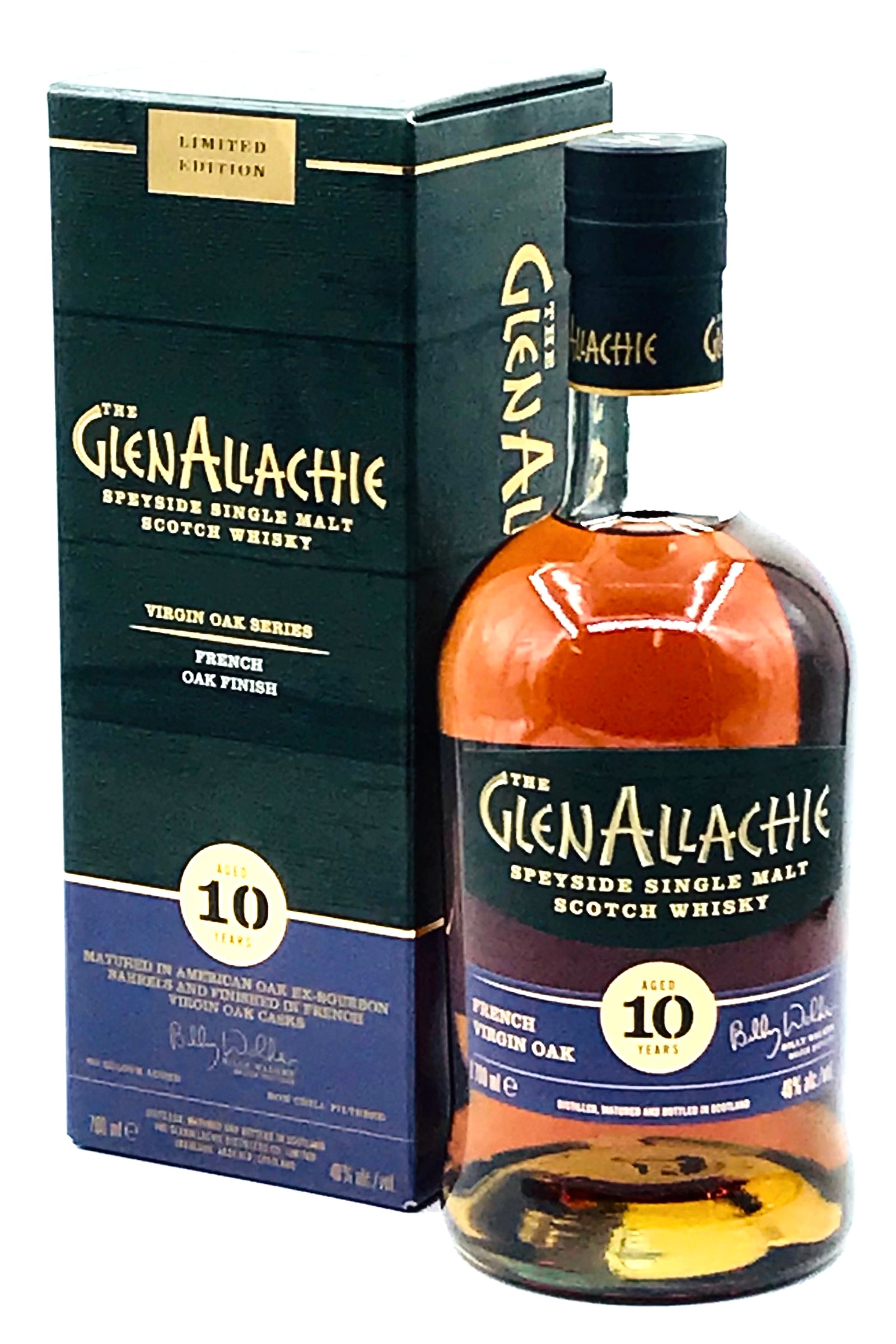 GlenAllachie 10 Year Old Virgin Oak French Single Malt Scotch Whisky