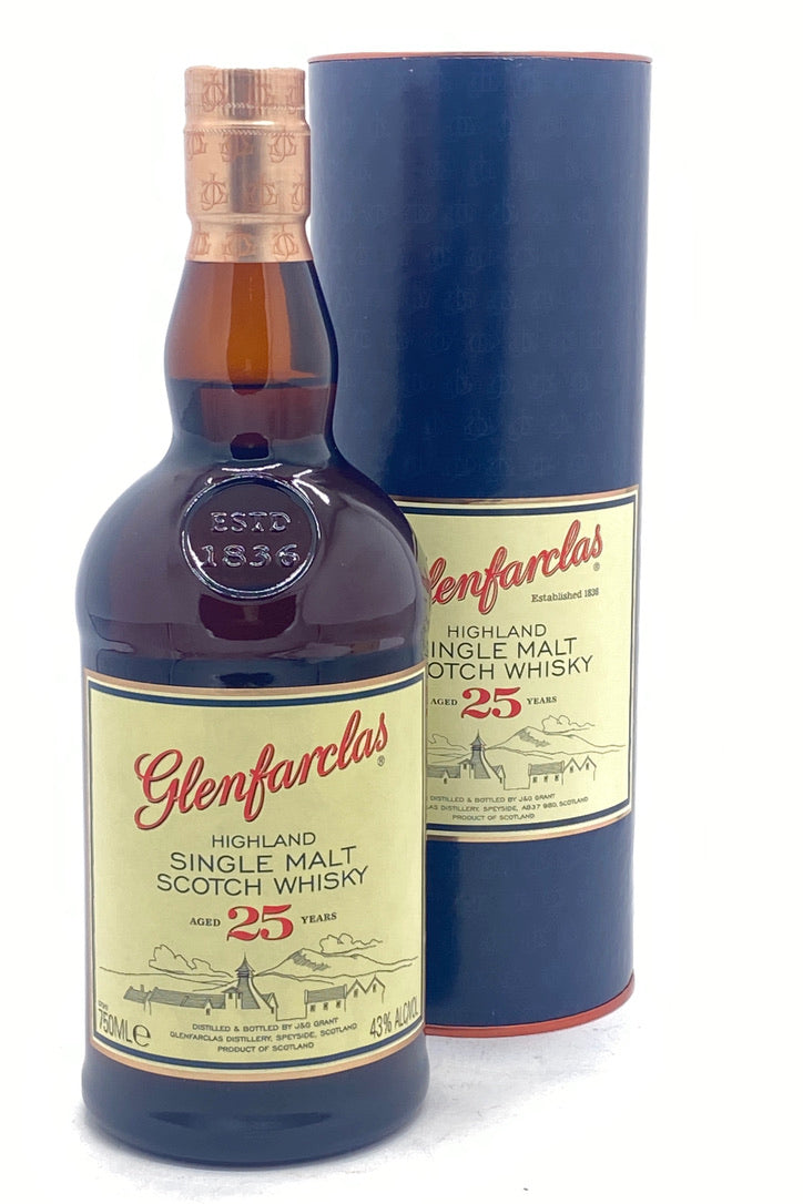 Buy Glenfarclas 25 Year Old Single Malt Scotch Whisky Online