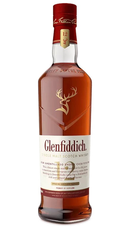 Glenfiddich 12 Year Old Sherry Cask Finish Special Edition Speyside Single Malt Scotch Whisky 750ml