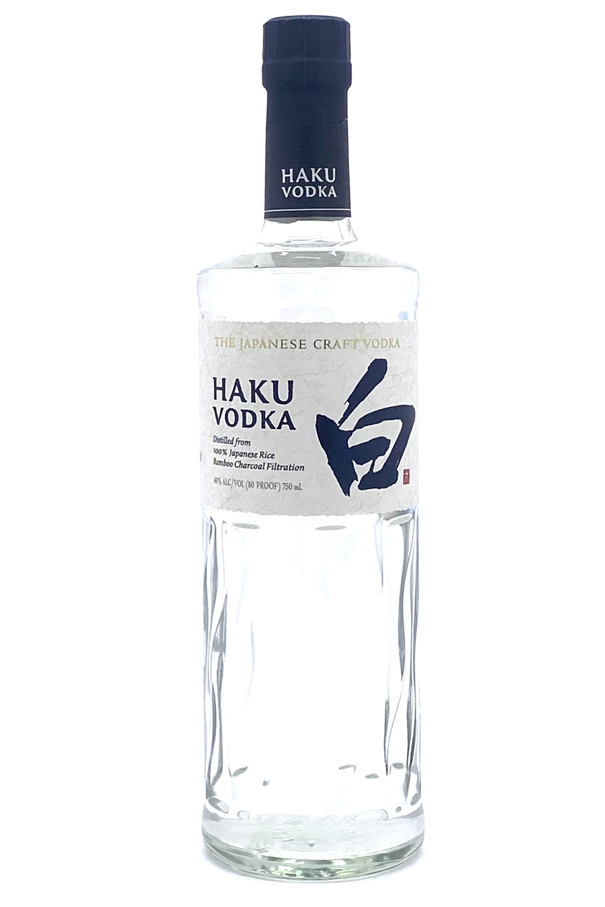 Haku | Japanese Craft Vodka | 100% Japanese White Rice | Bamboo Charcoal Filtered | The House of Suntory | 40% ABV | 750ml