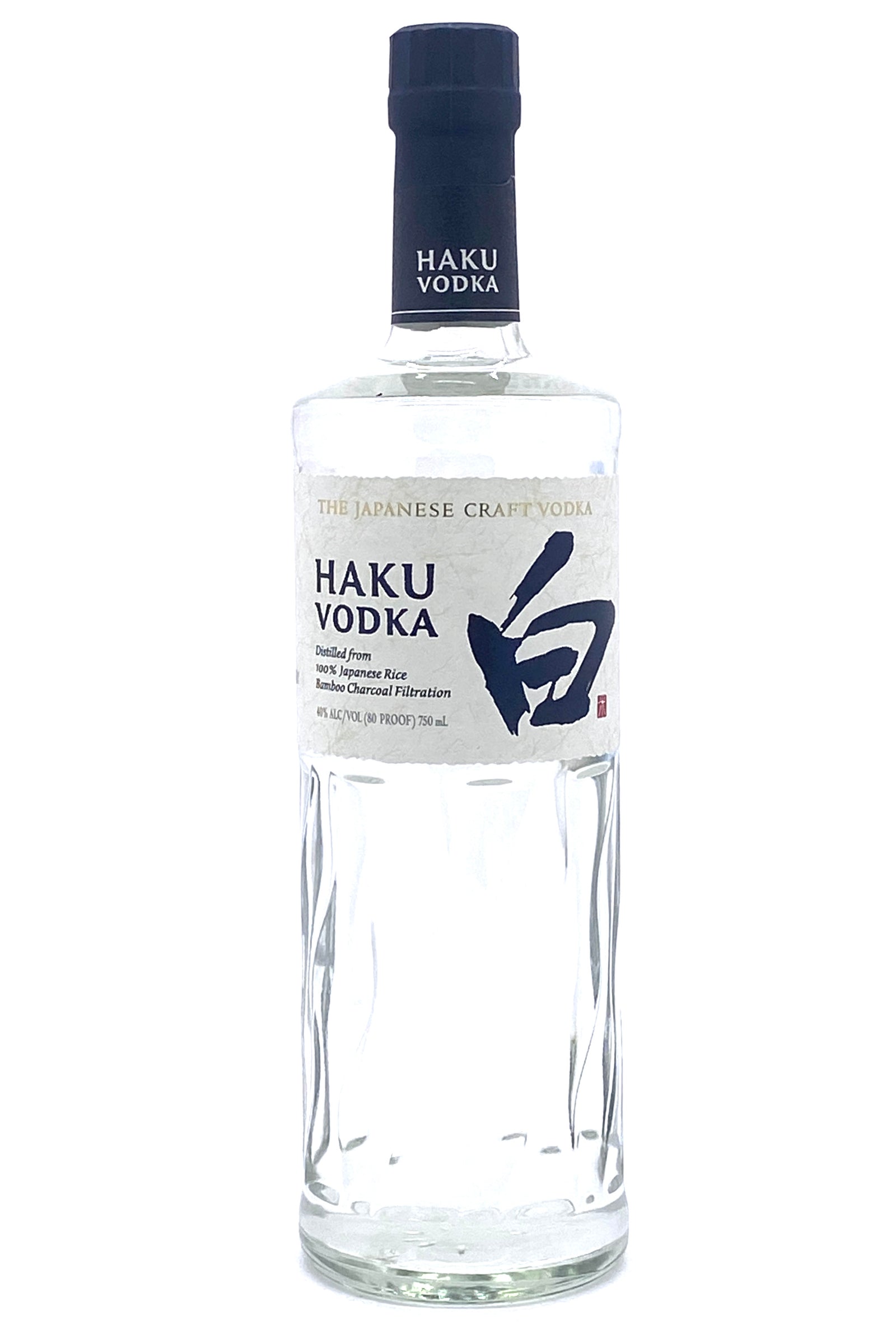 Haku | Japanese Craft Vodka | 100% Japanese White Rice | Bamboo Charcoal Filtered | The House of Suntory | 40% ABV | 750ml