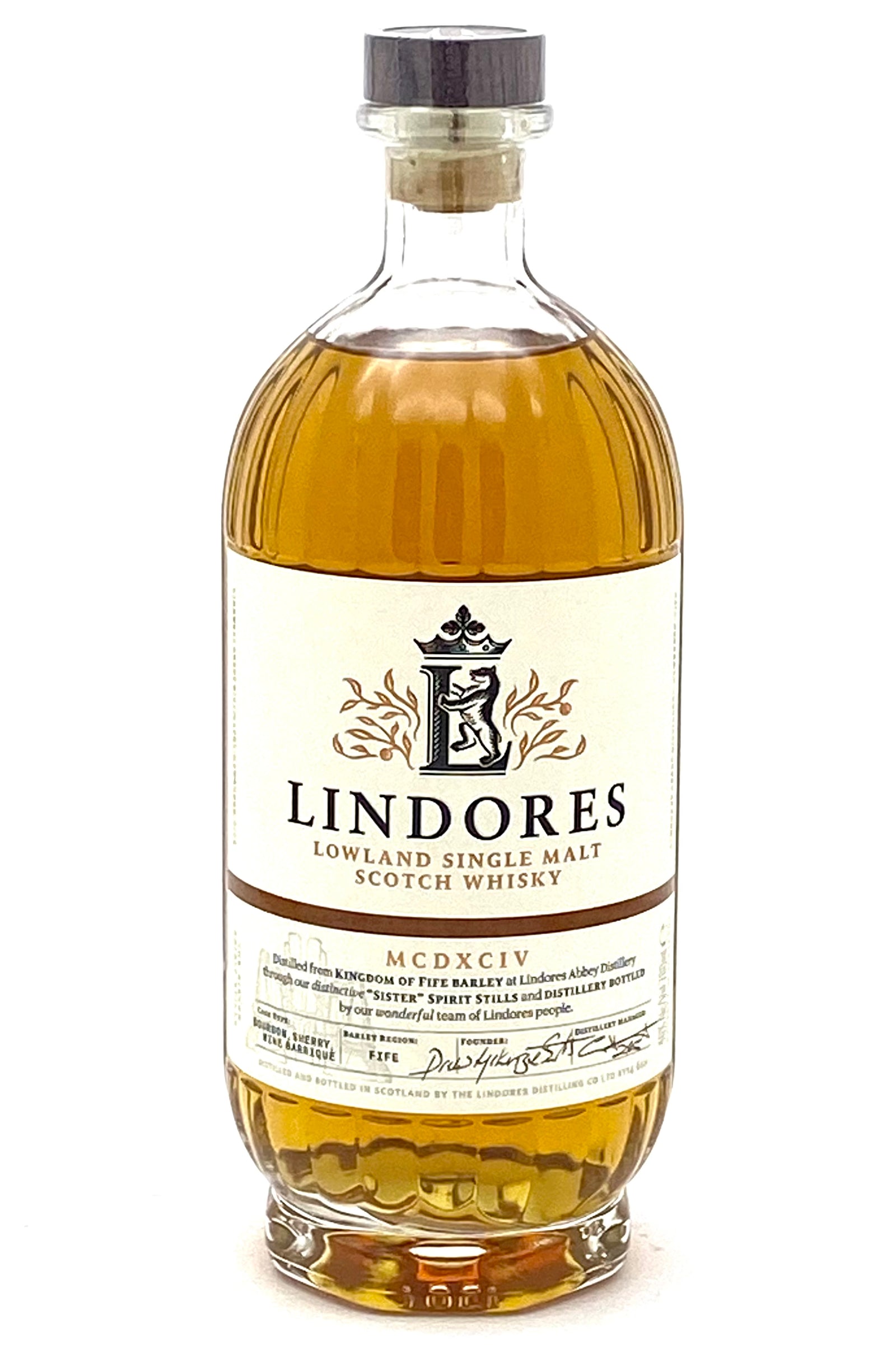 Lindores Abbey Lowland Single Malt Scotch Whisky MCDXCIV