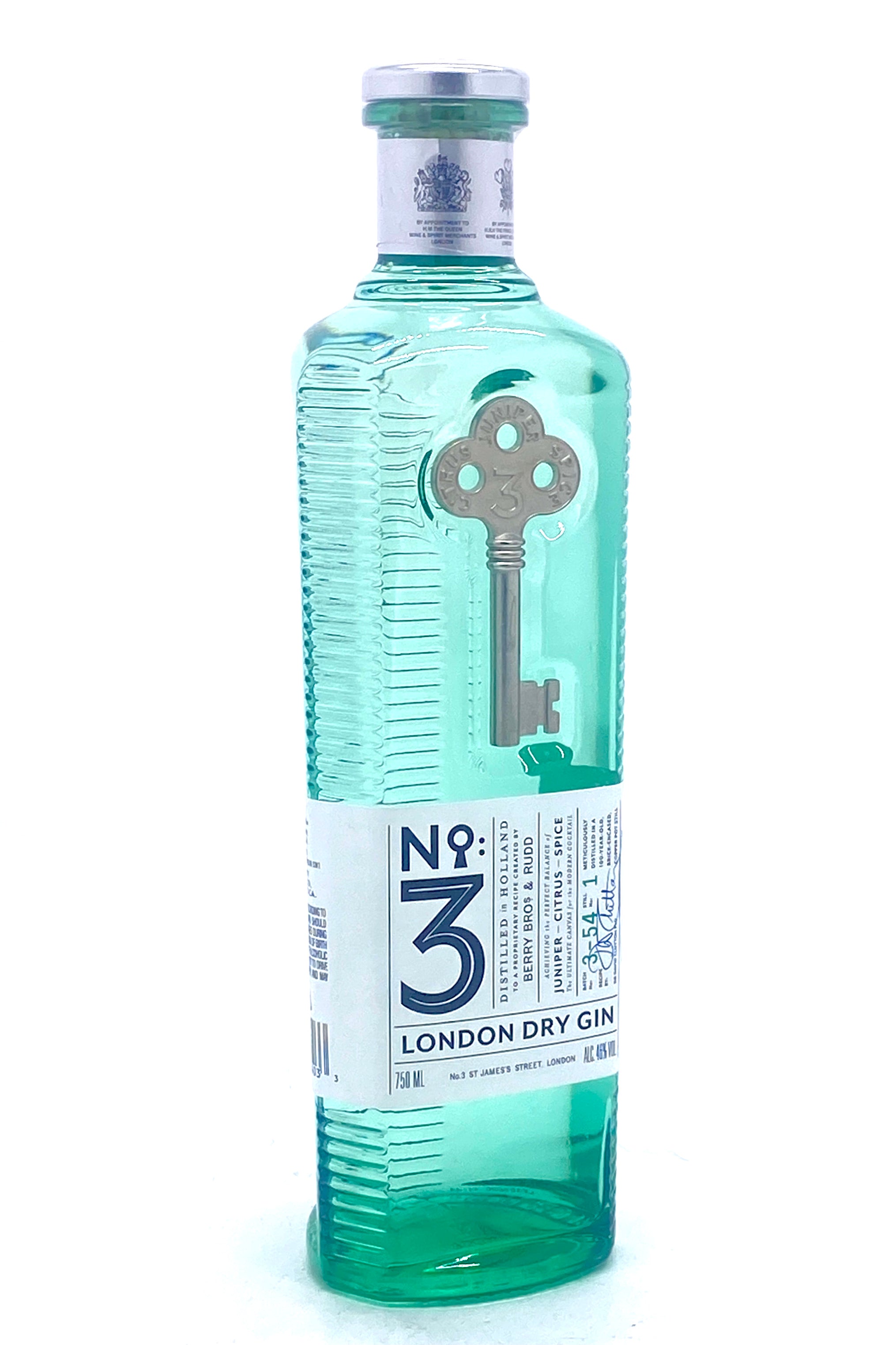Buy No.3 London Dry Gin by Berry Bros. & Rudd 750ml Online