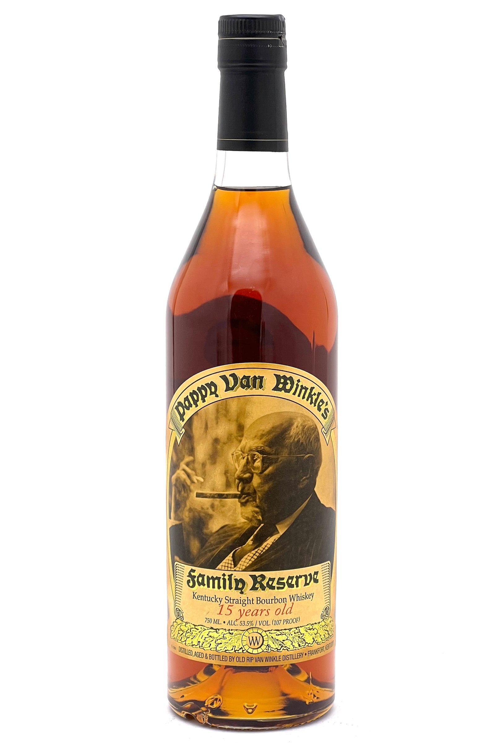 Pappy Van Winkle 15 Year Old Bourbon Whiskey
