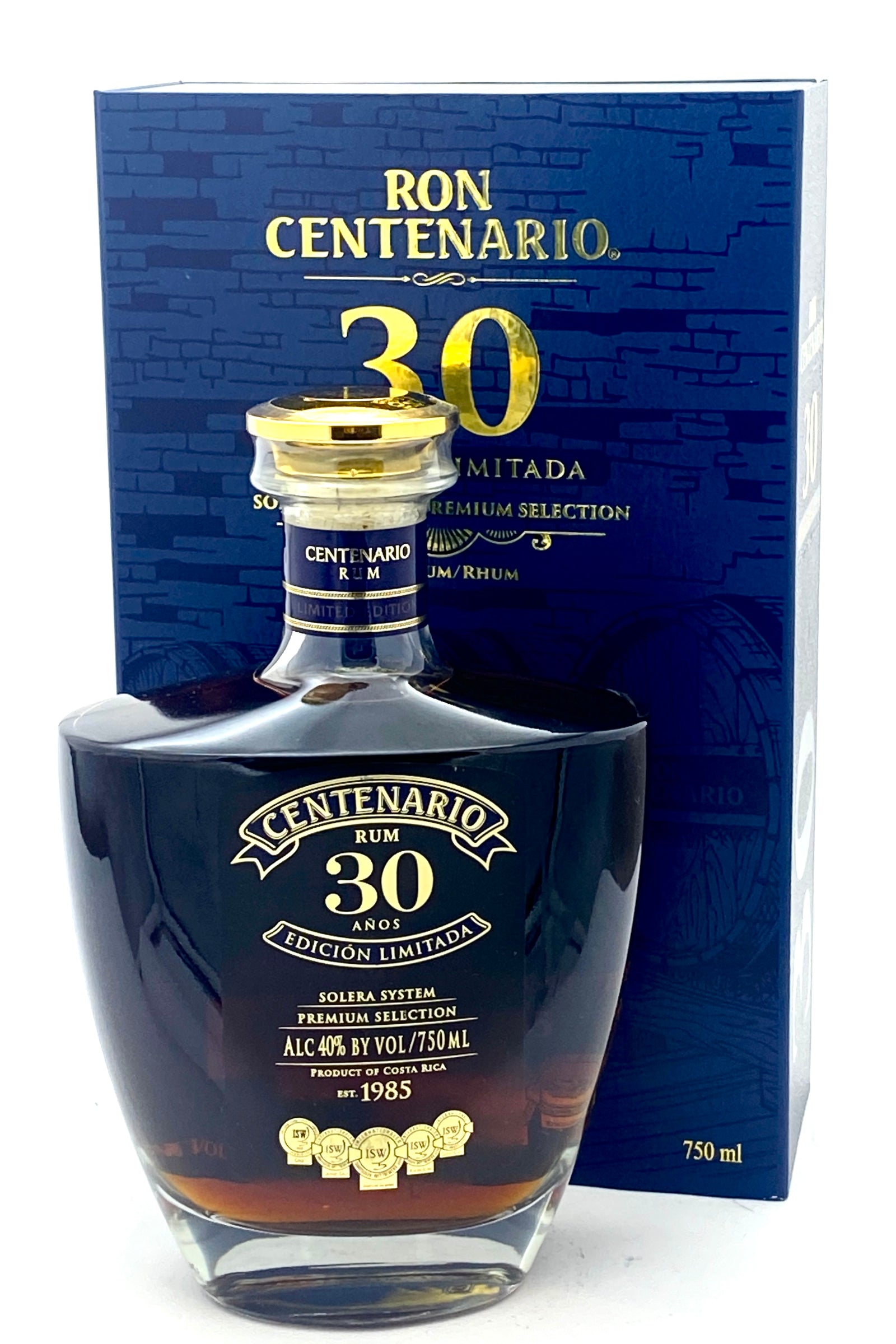 Ron Centenario 30 Year Old Rum Costa Rica
