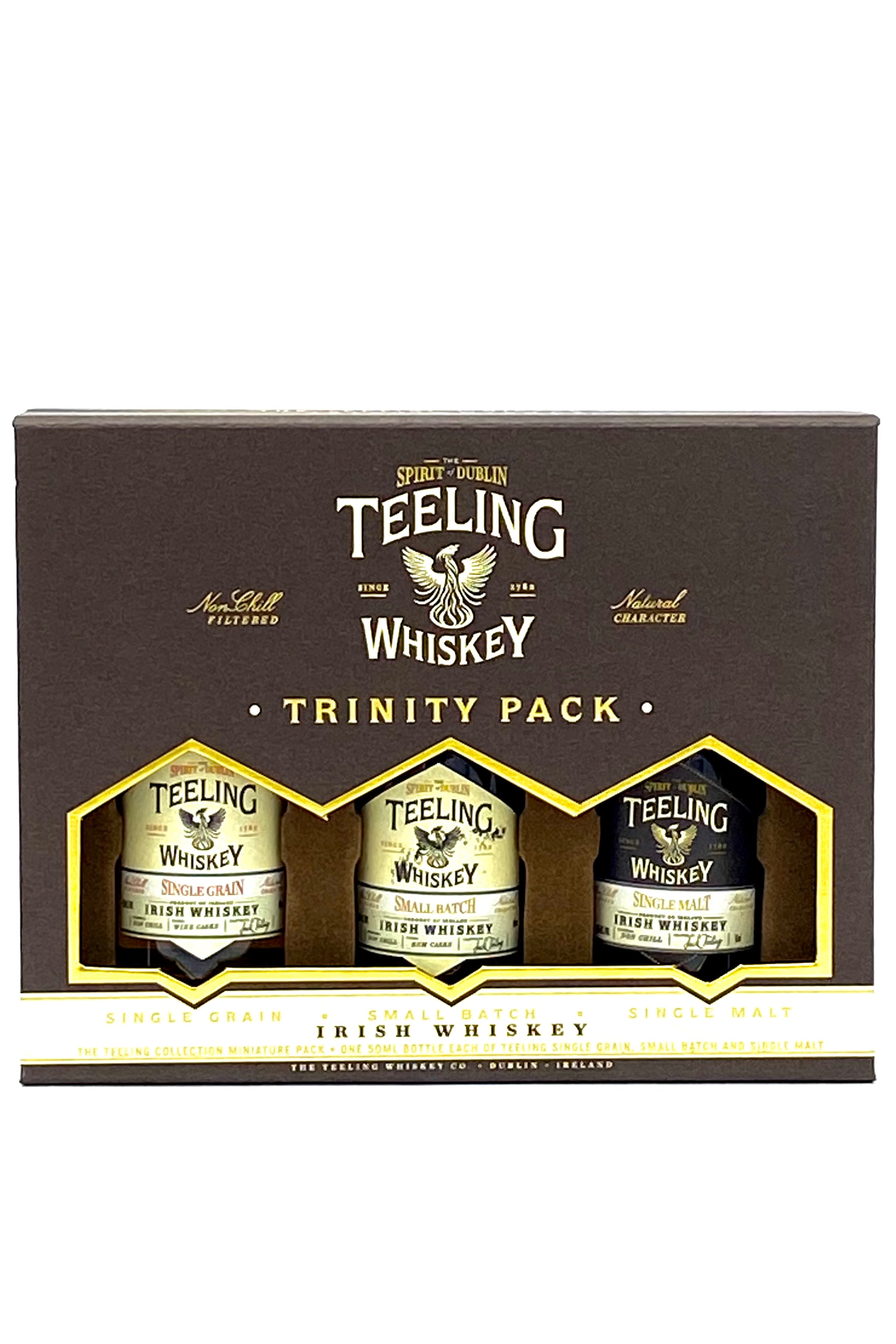 Buy Teeling Irish Whiskey Trinity Gift Pack 3 x 50ml Online