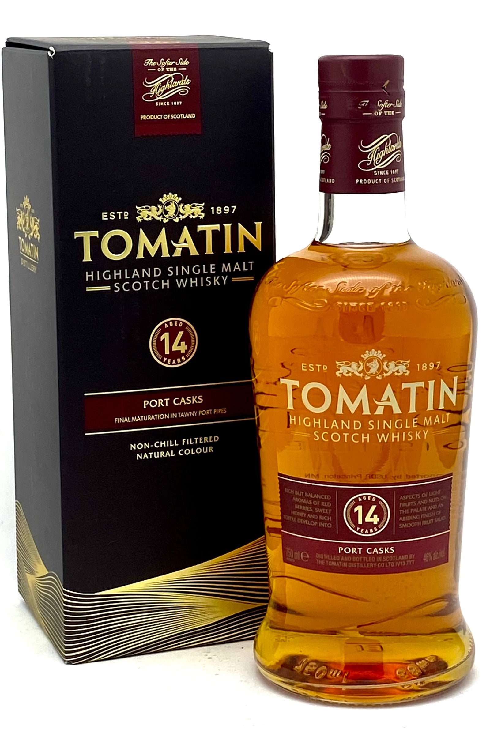 Tomatin 14 Year old Port Wood Finish Scotch Whisky
