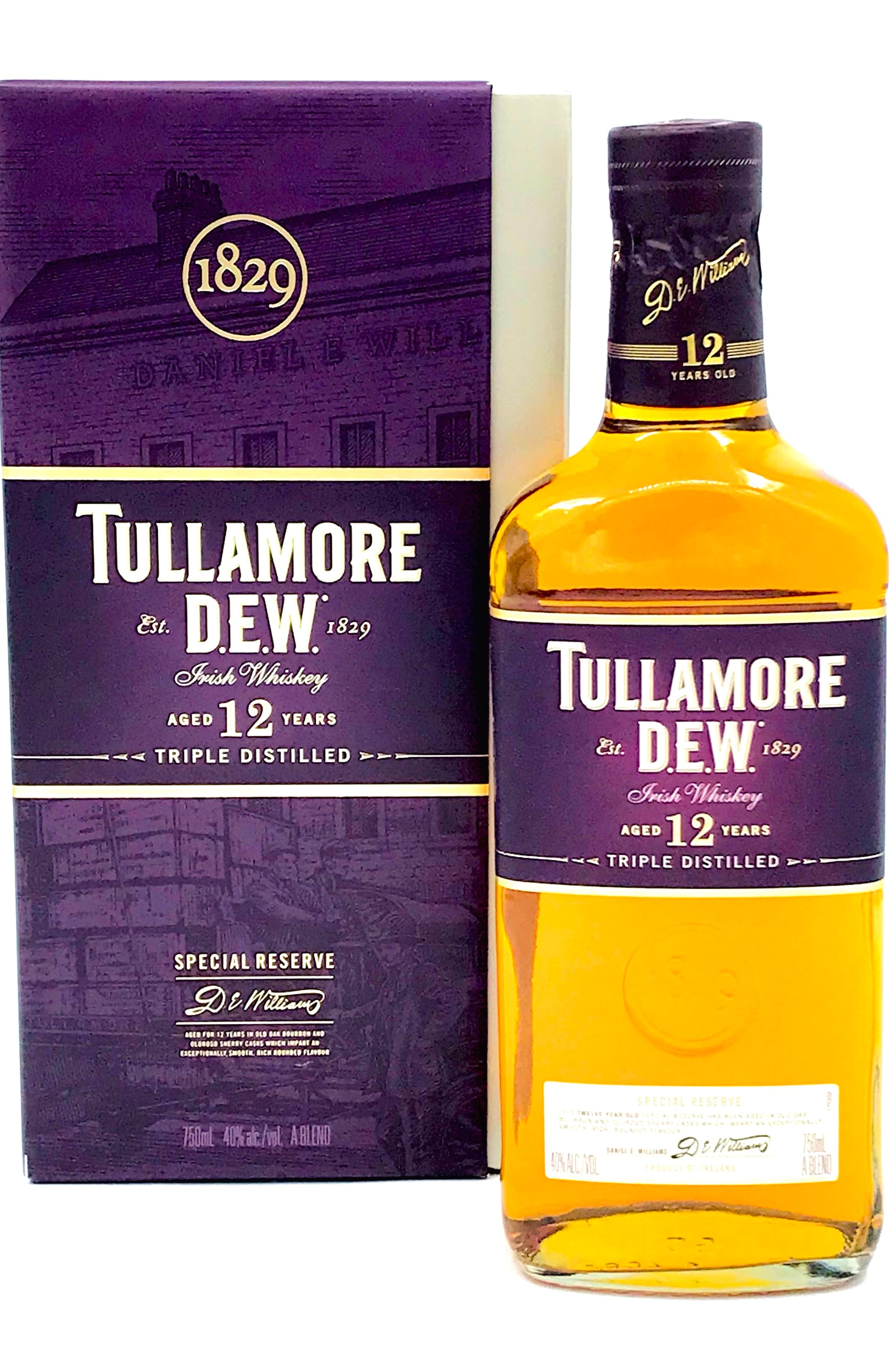 Tullamore Dew 12 Year Old Special Reserve Irish Whiskey