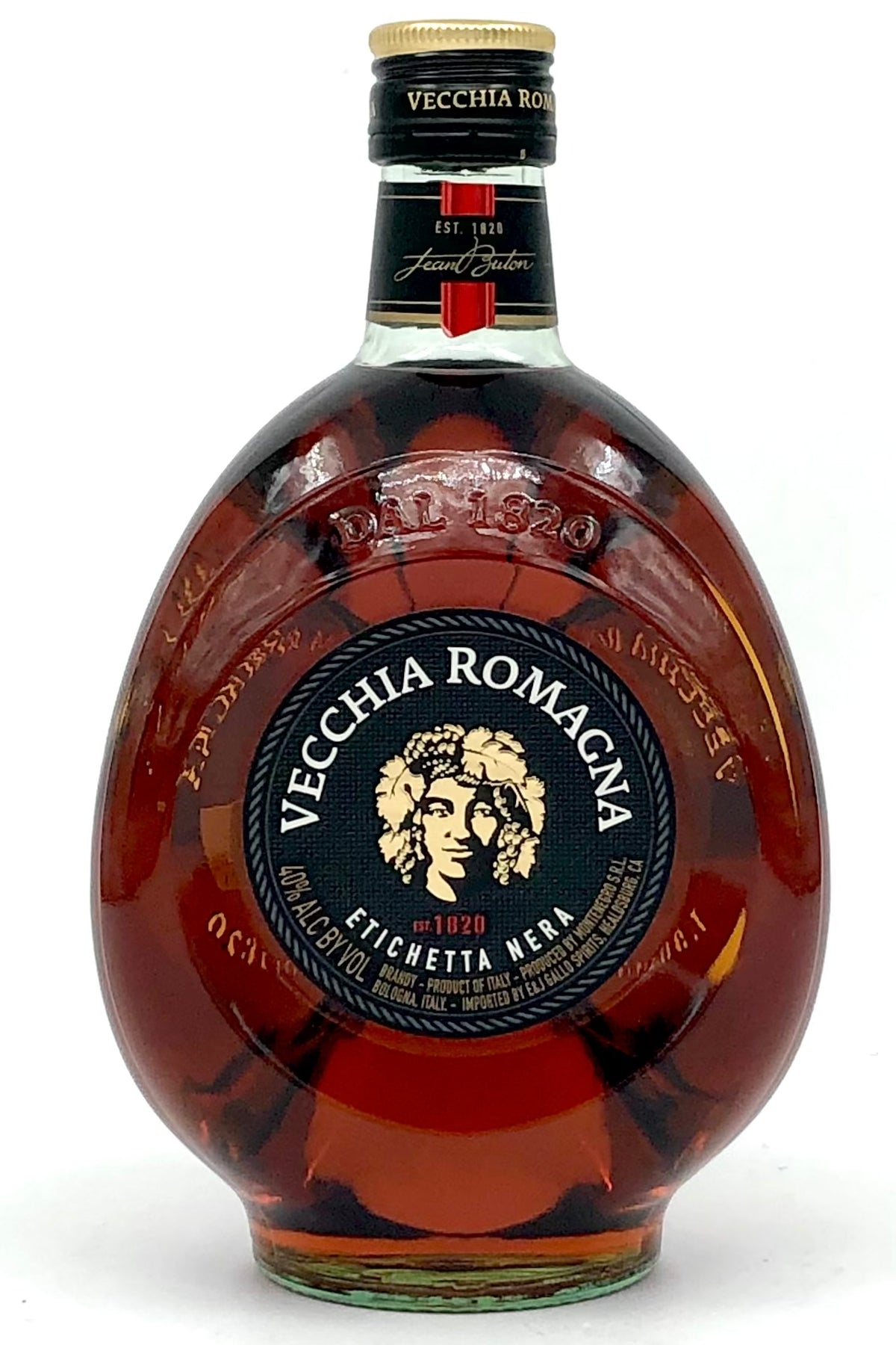 Vecchia Romagna “Etichetta Nera” Italian Brandy 750ml (40% ABV)