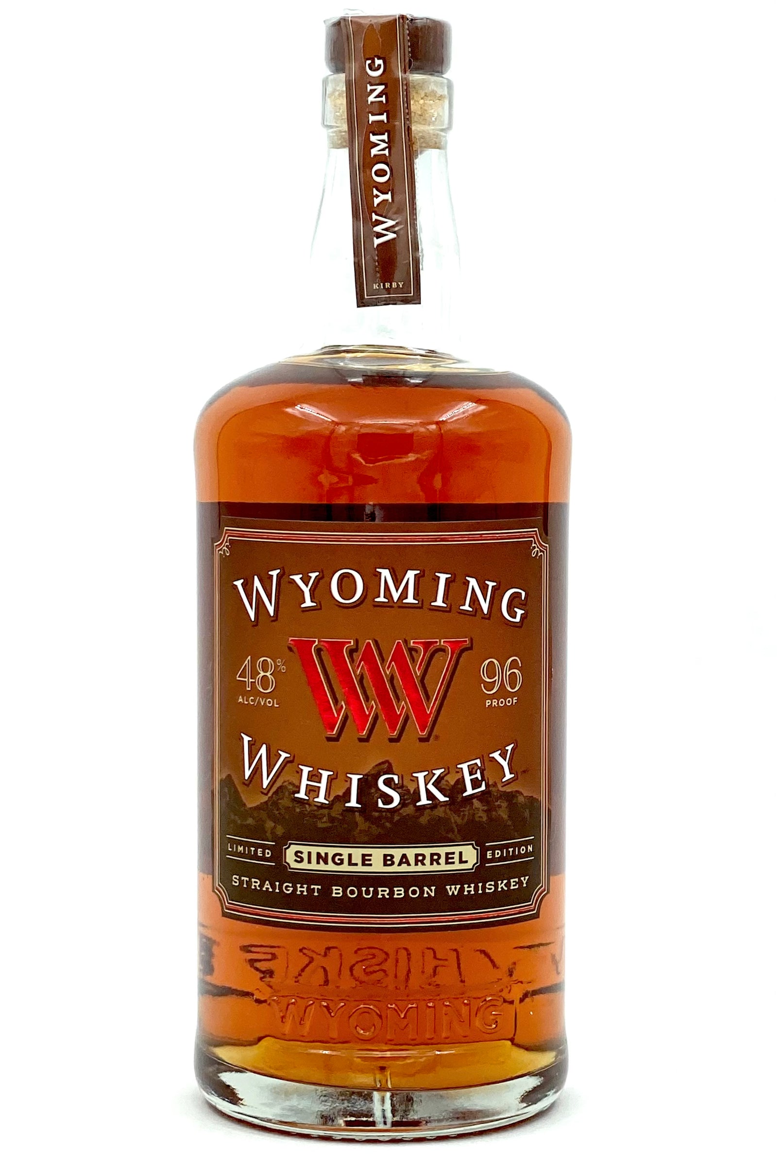 Wyoming Single Barrel Straight Bourbon Whiskey (96 Proof)