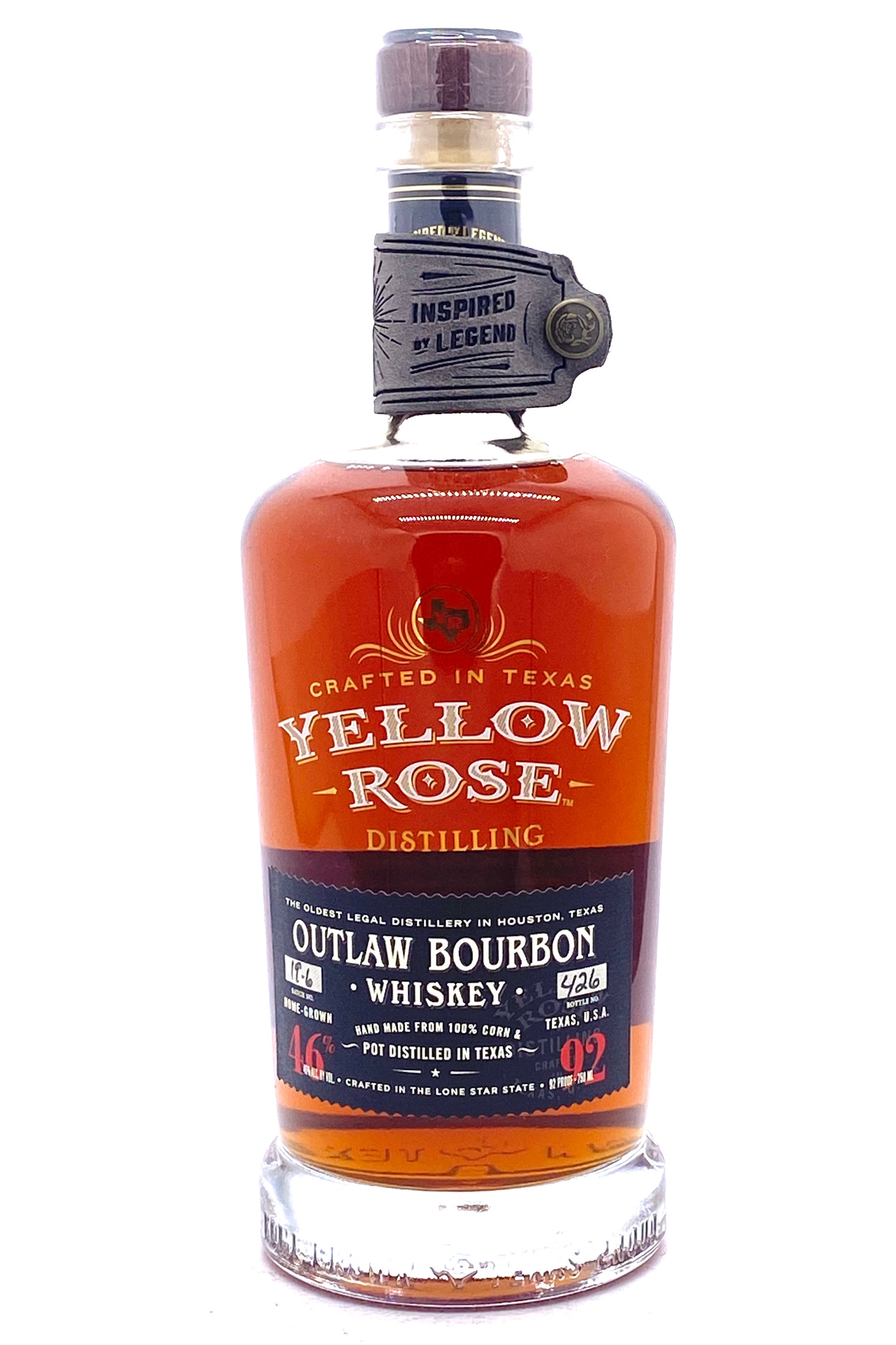 Yellow Rose Outlaw Bourbon Whiskey